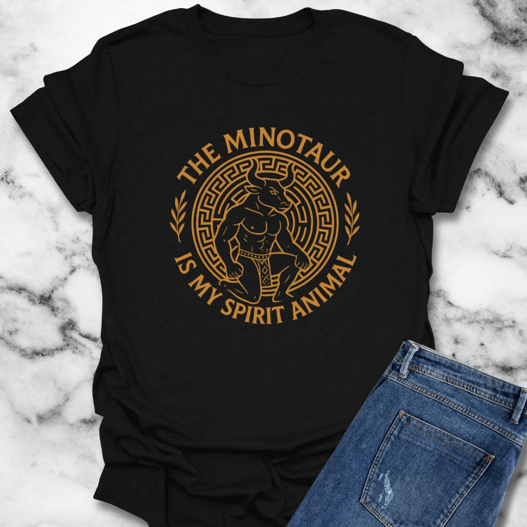 The Minotaur Is My Spirit Animal Unisex Lightweight T-Shirt