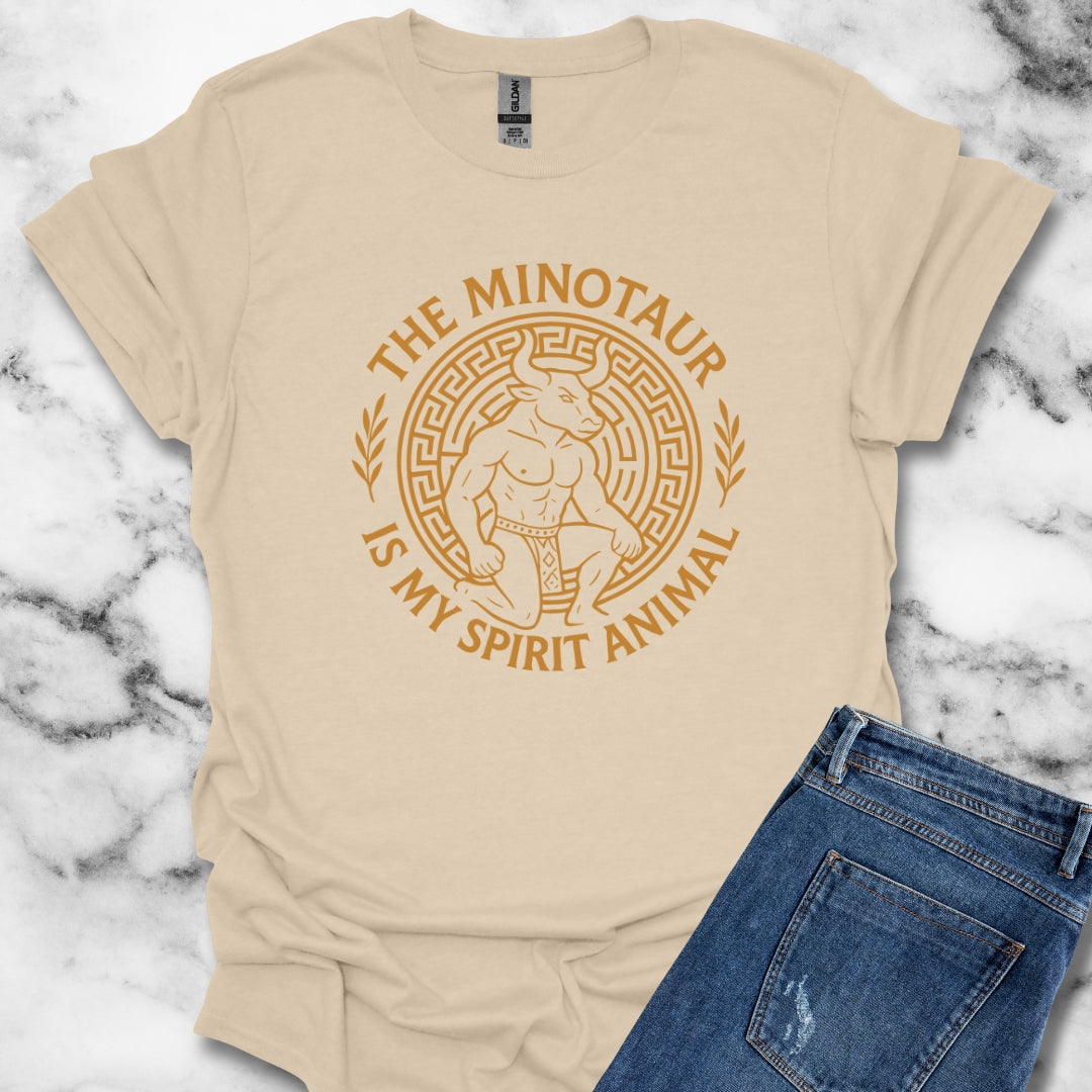 The Minotaur Is My Spirit Animal Unisex Lightweight T-Shirt