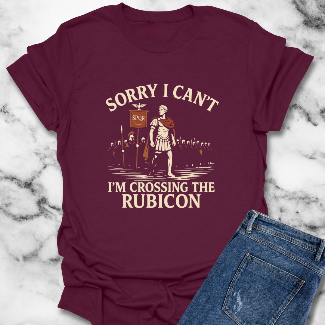 Sorry I'm Crossing the Rubicon Unisex Lightweight T-Shirt