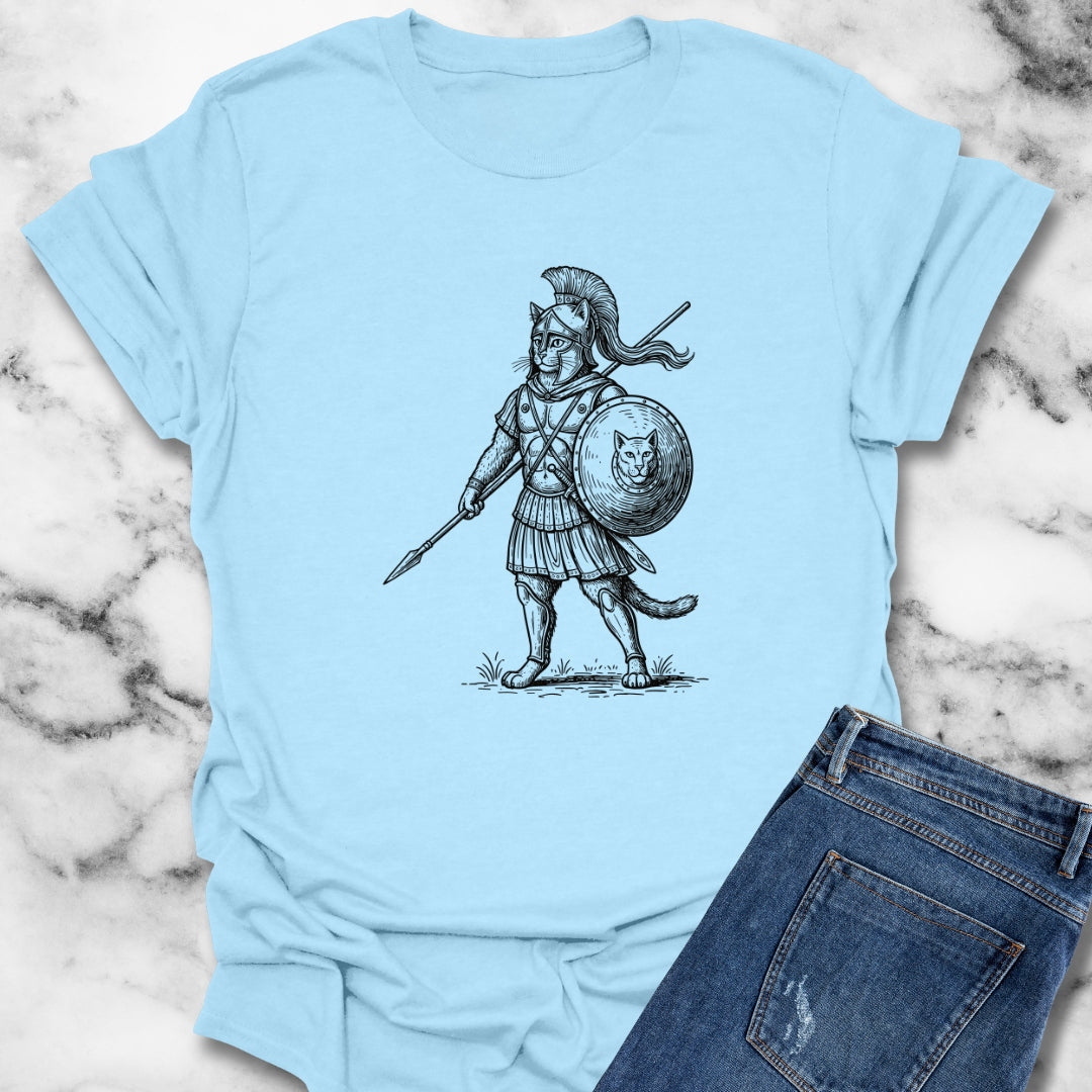 Cat Hoplite Unisex T-Shirt