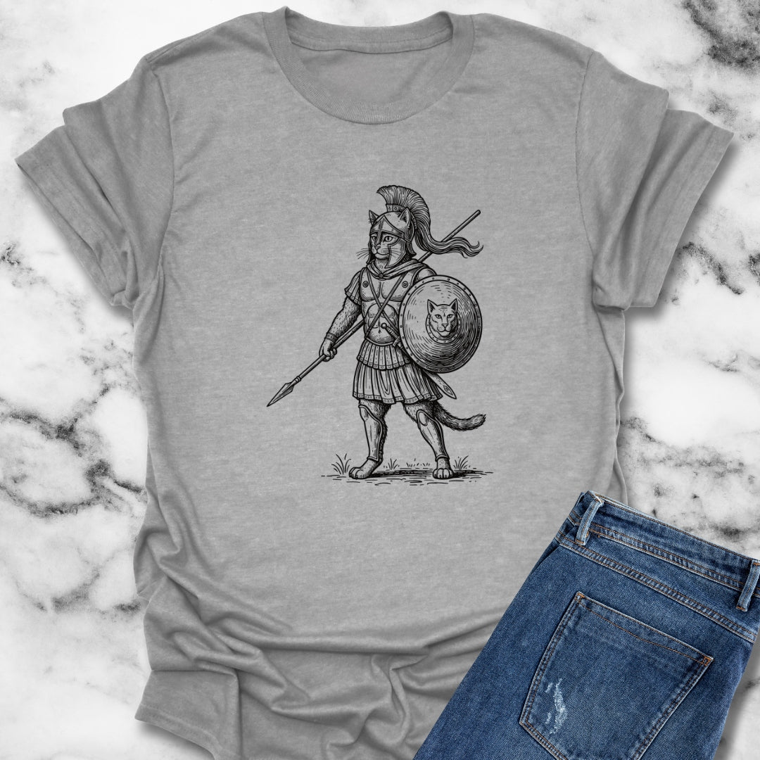 Cat Hoplite Unisex T-Shirt