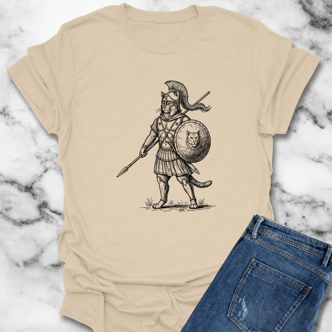 Cat Hoplite Unisex T-Shirt