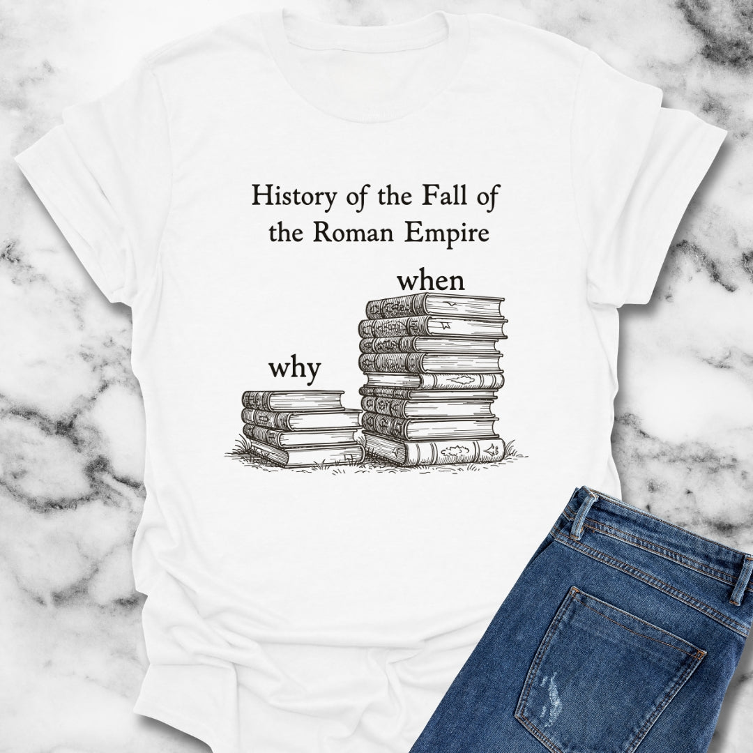 History of the Fall of Rome Books Unisex T-Shirt