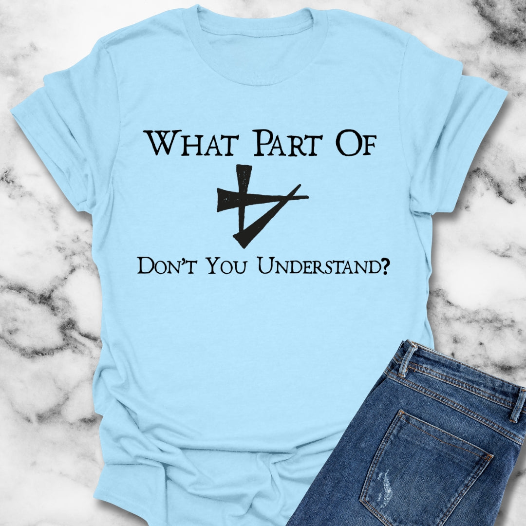 What Part of No Don't You Understand in Cuneiform Unisex T-Shirt
