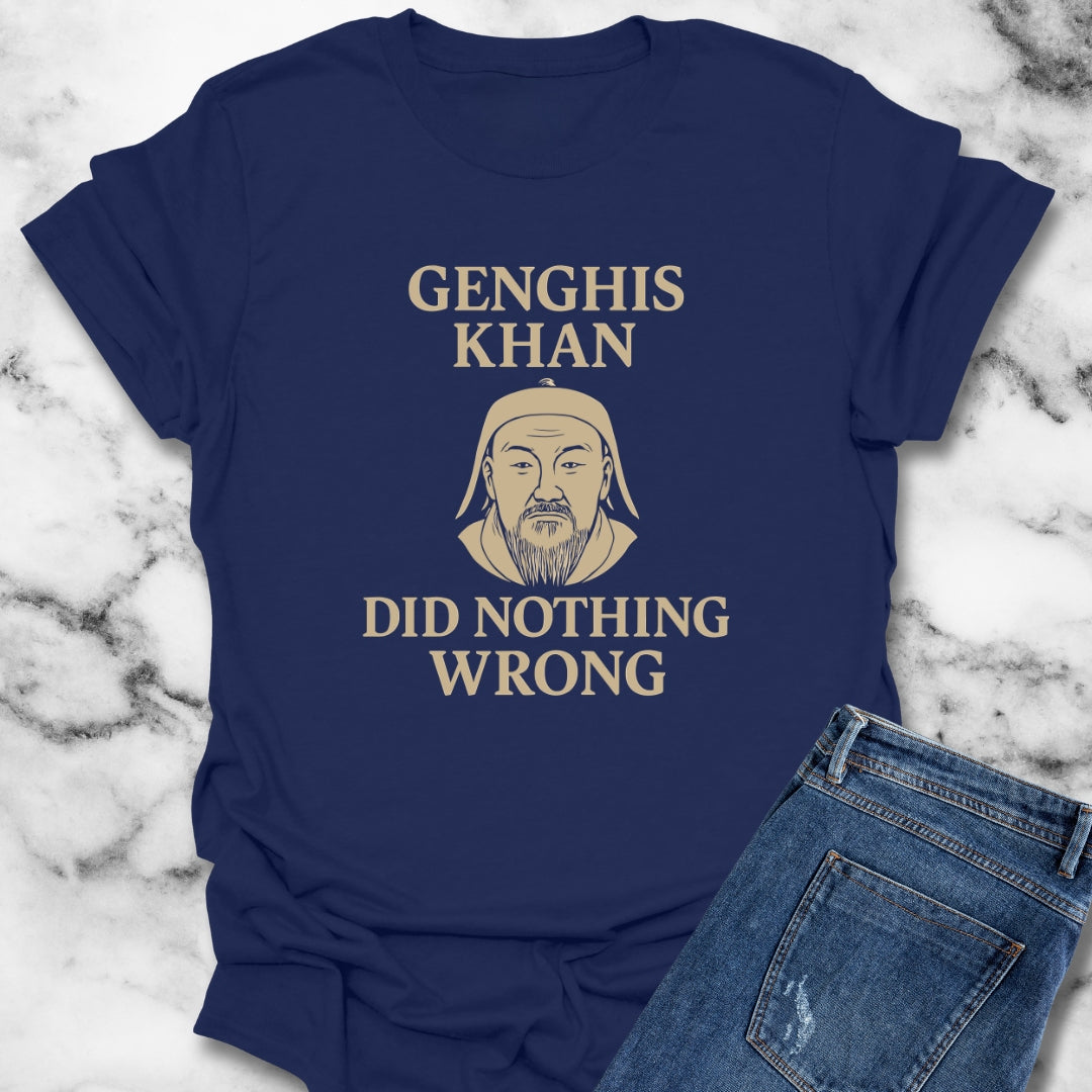 Genghis Khan Did Nothing Wrong Unisex Lightweight T-Shirt