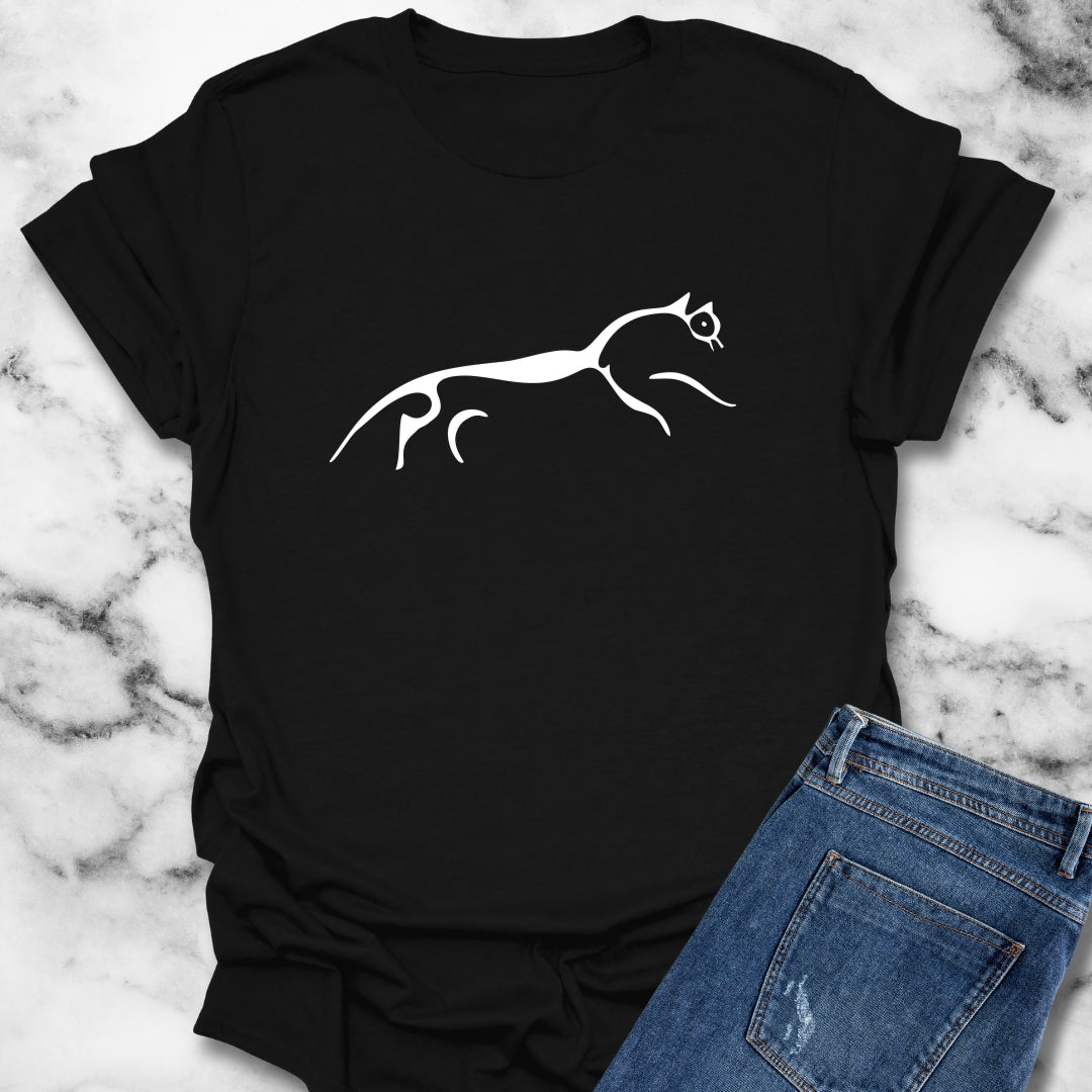 White Horse of Uffington Ancient Geoglyph Unisex Lightweight T-Shirt