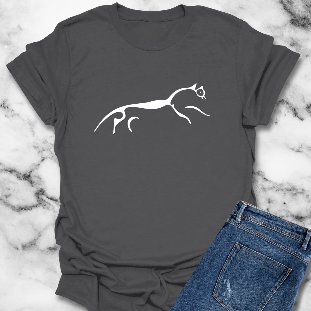 White Horse of Uffington Ancient Geoglyph Unisex Lightweight T-Shirt