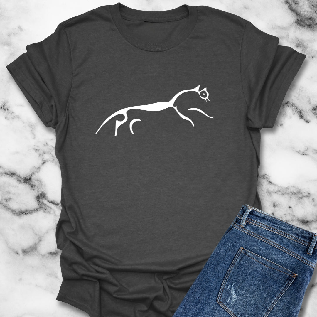 White Horse of Uffington Ancient Geoglyph Unisex Lightweight T-Shirt