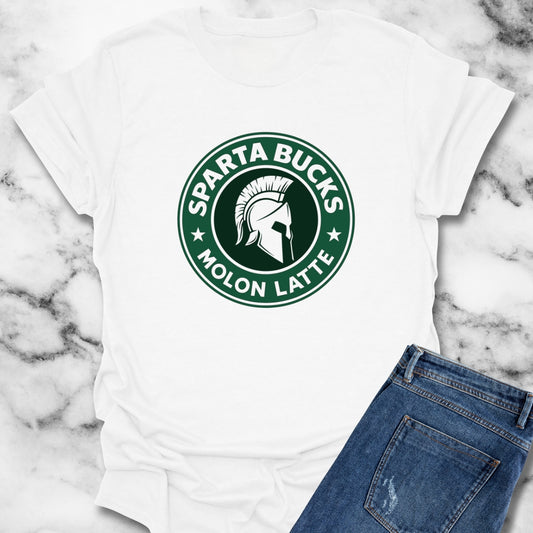 Sparta Bucks Molon Latte Unisex Lightweight T-Shirt