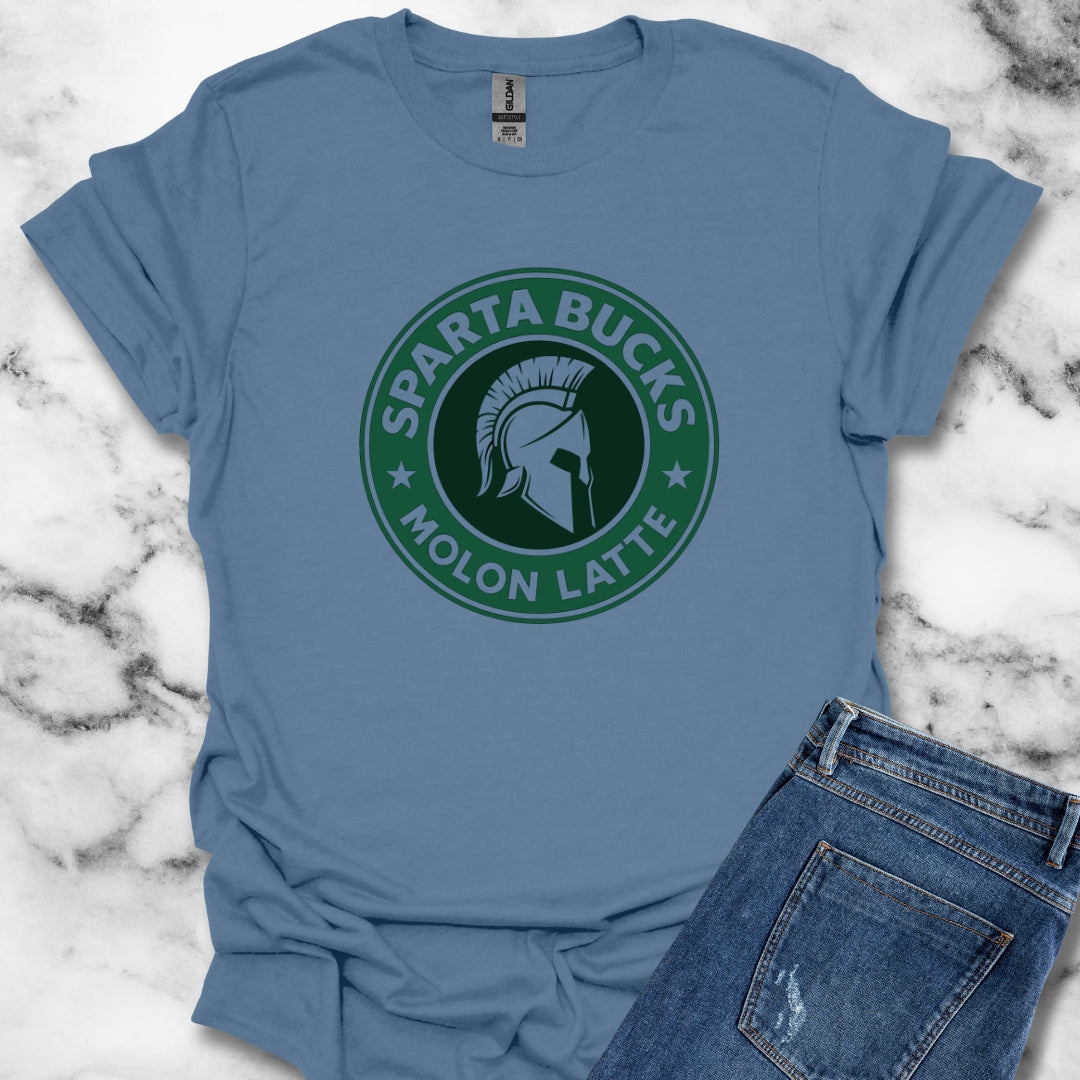Sparta Bucks Molon Latte Unisex Lightweight T-Shirt