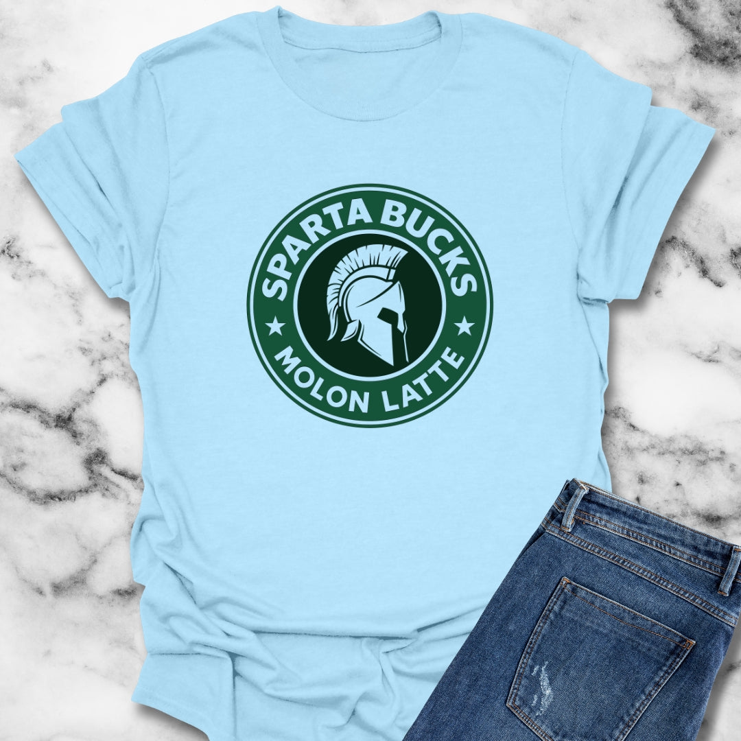Sparta Bucks Molon Latte Unisex Lightweight T-Shirt