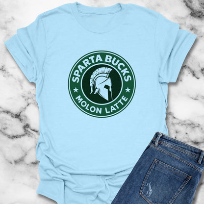 Sparta Bucks Molon Latte Unisex Lightweight T-Shirt
