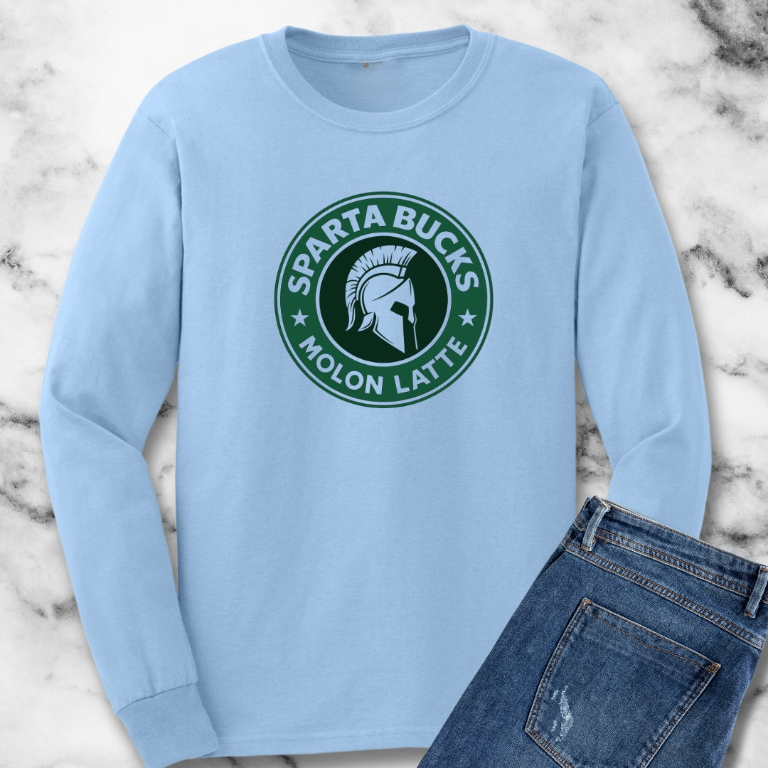 Sparta Bucks Molon Latte Unisex Long Sleeve Tee