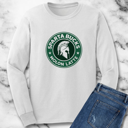 Sparta Bucks Molon Latte Unisex Long Sleeve Tee