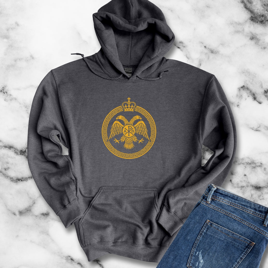 Byzantine Eagle Symbol Unisex Heavy Blend™ Hooded Sweatshirt