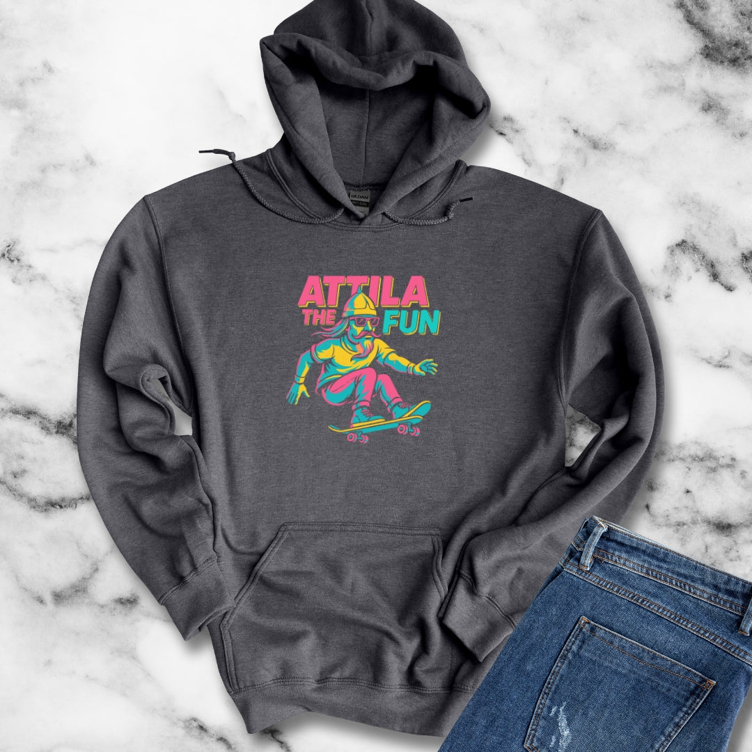 Attilia the Fun Hun Unisex Heavy Blend™ Hooded Sweatshirt