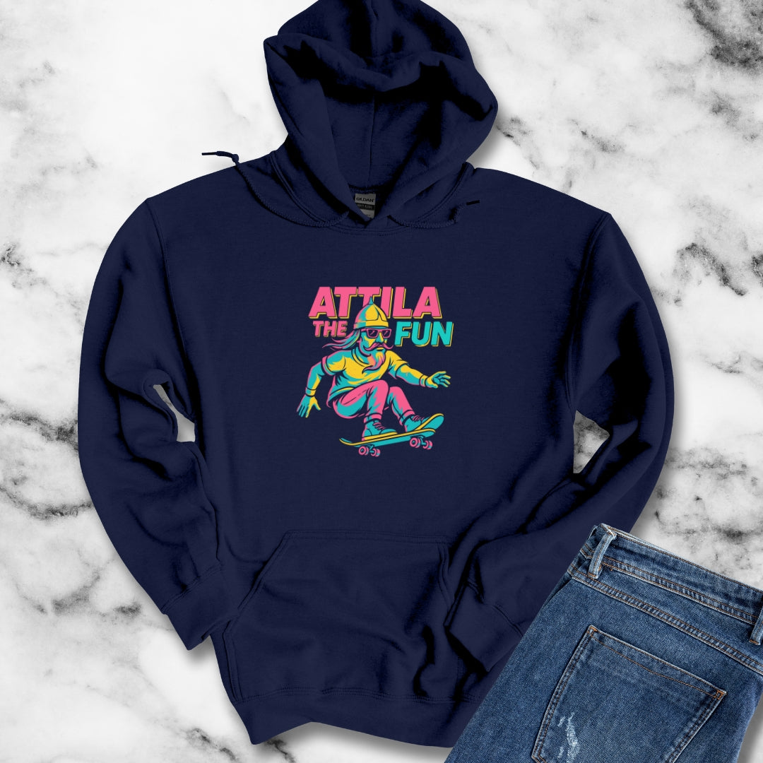 Attilia the Fun Hun Unisex Heavy Blend™ Hooded Sweatshirt