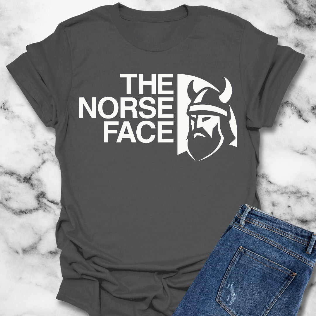 Norse Face Viking Unisex Lightweight T-Shirt