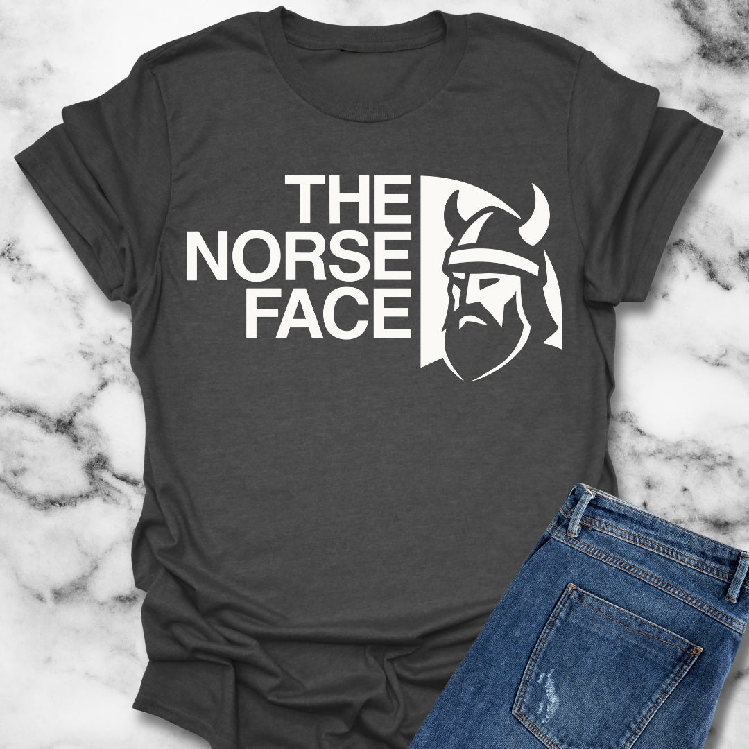 Norse Face Viking Unisex Lightweight T-Shirt