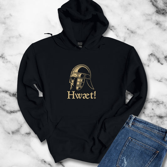 Beowulf Listen in Old English Unisex Heavy Blend™ Hooded Sweatshirt