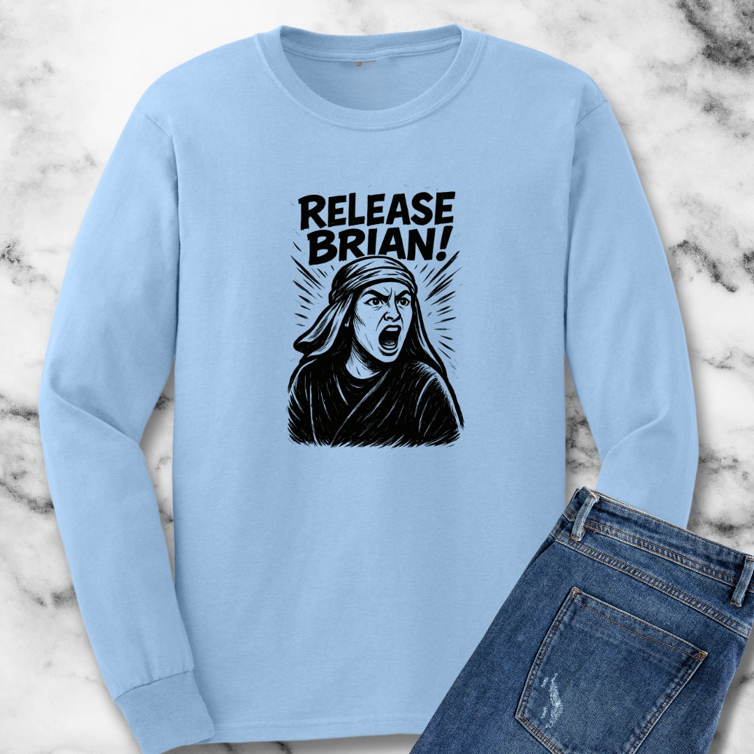 Release Brian Life of Quote Long Sleeve Tee