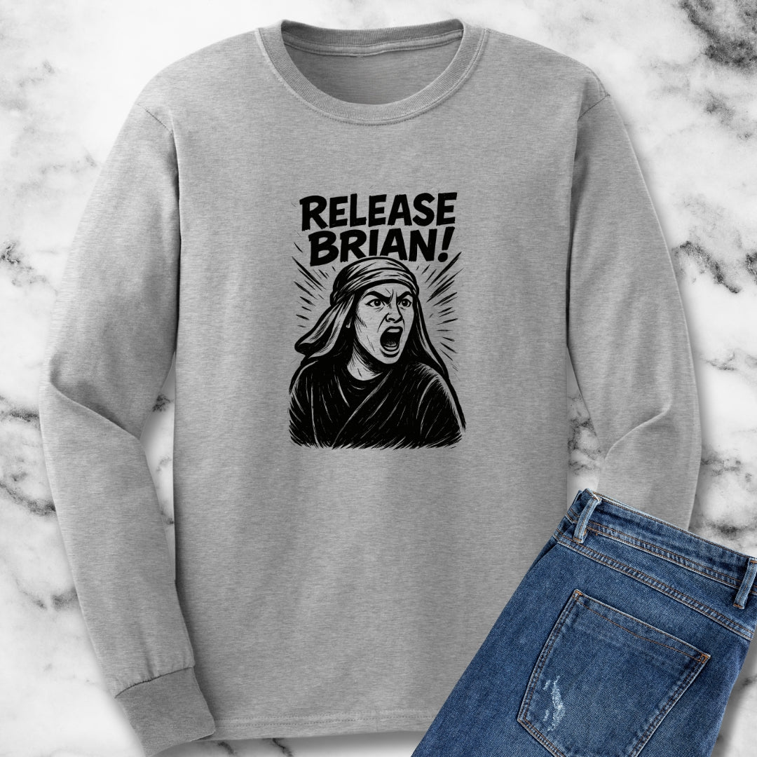 Release Brian Life of Quote Long Sleeve Tee