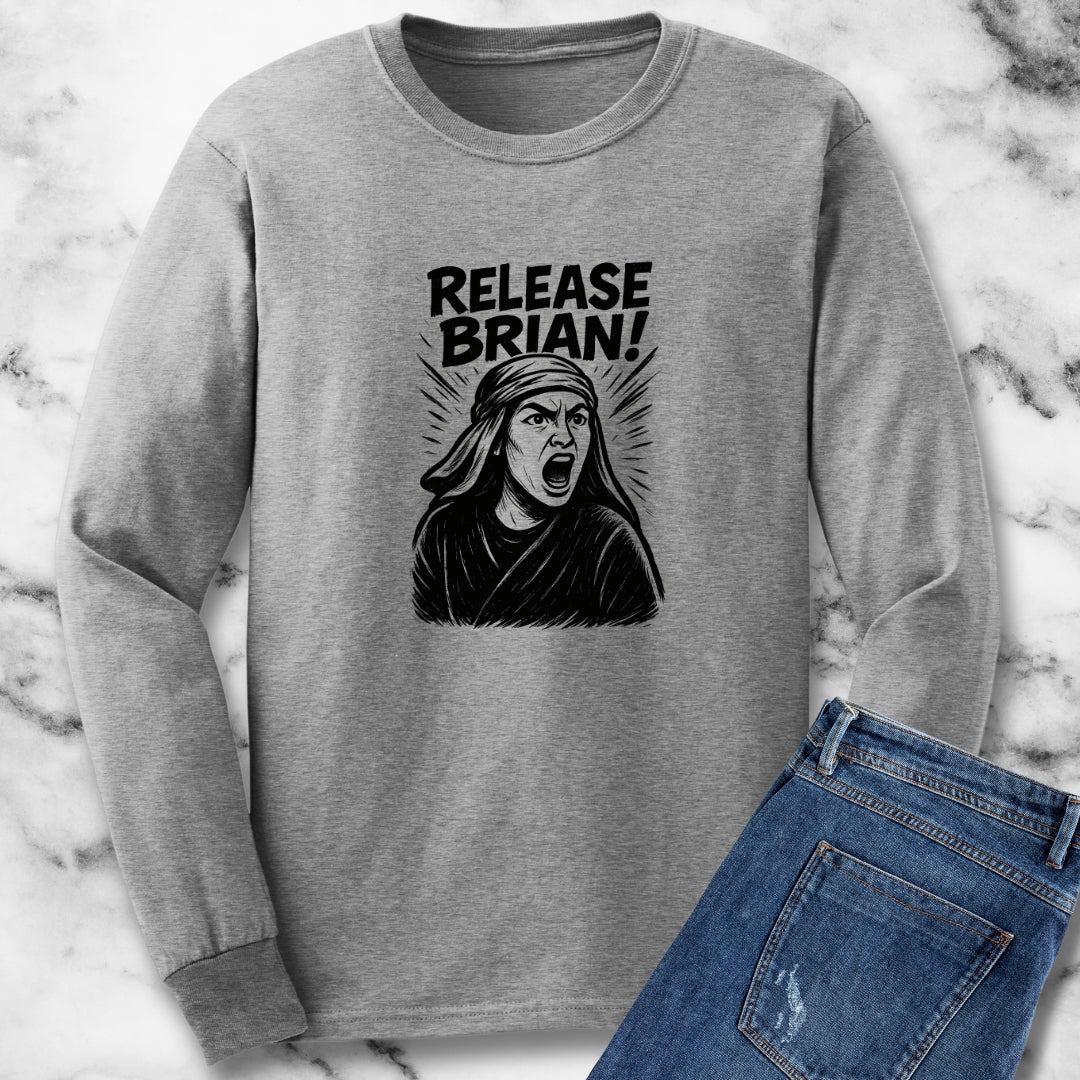 Release Brian Life of Quote Long Sleeve Tee