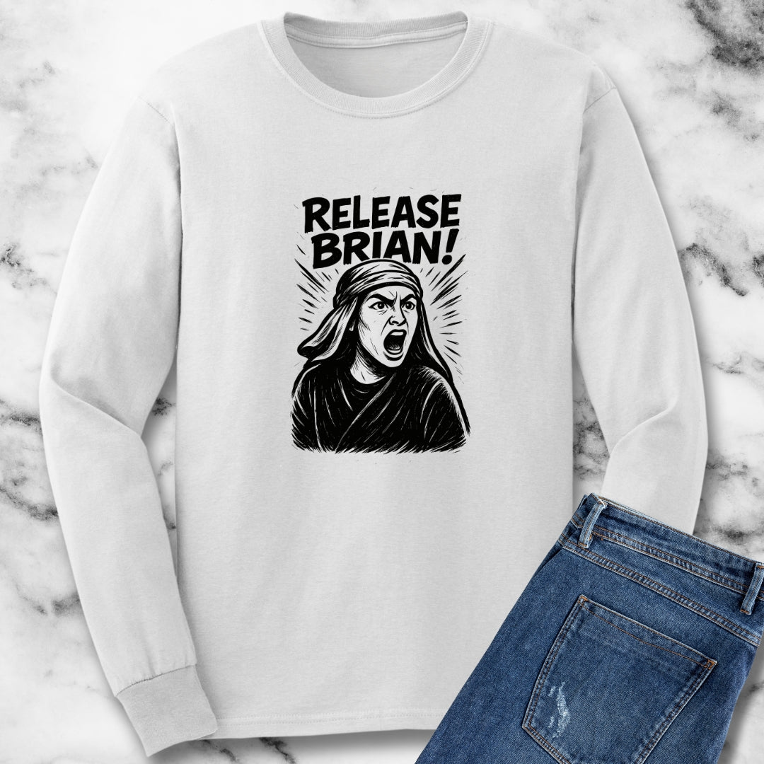 Release Brian Life of Quote Long Sleeve Tee