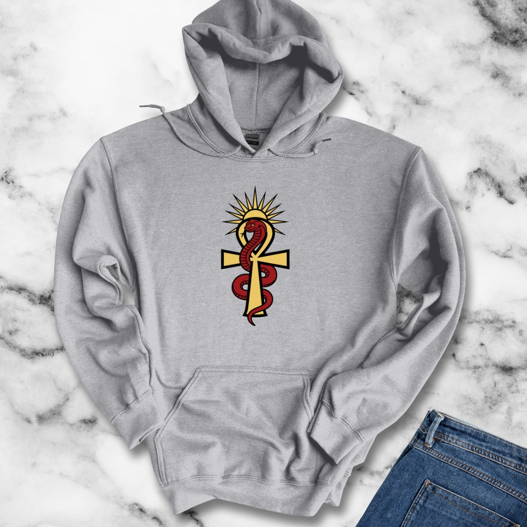 Egyptian Snake Ankh Unisex Heavy Blend™ Hooded Sweatshirt