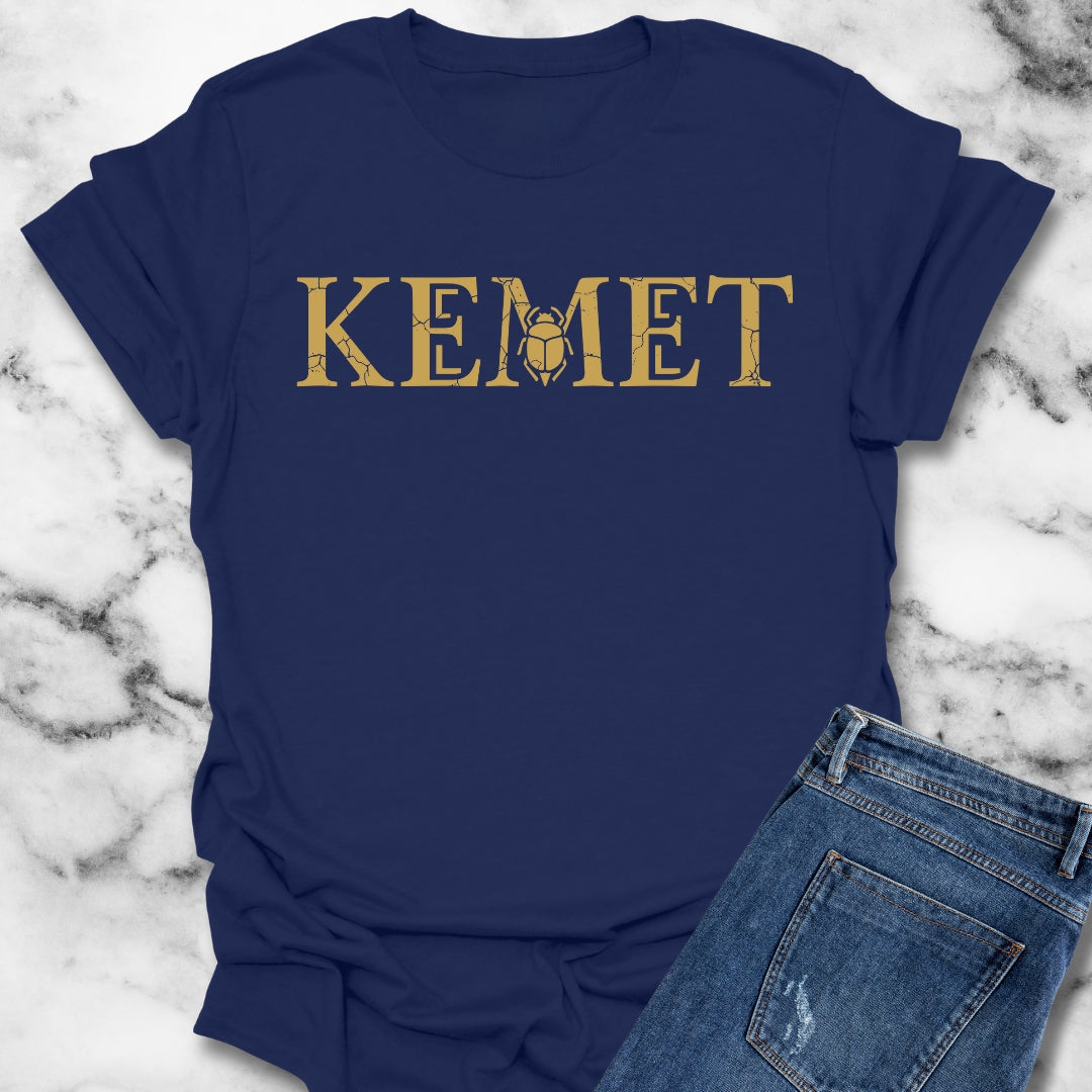 Kemet Egyptian Scarab Unisex Lightweight T-Shirt