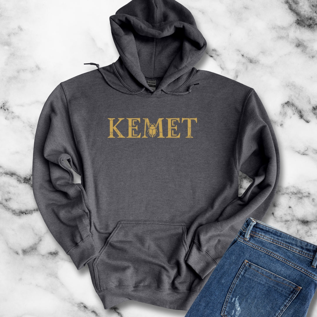 Kemet Egyptian Scarab Unisex Heavy Blend™ Hooded Sweatshirt