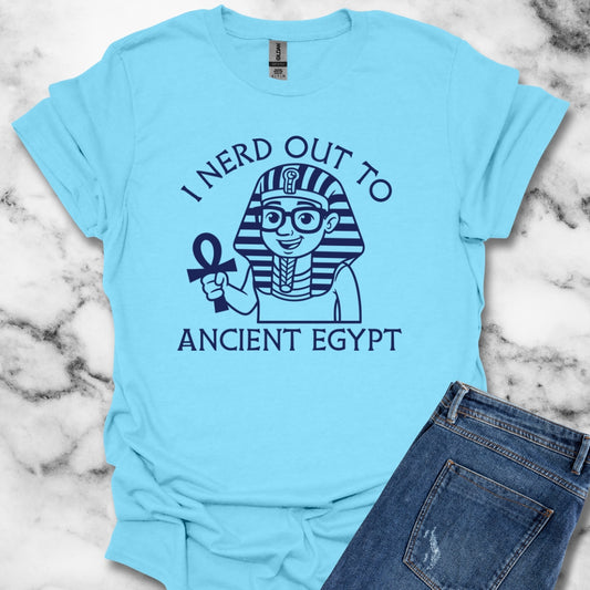 I Nerd Out to Ancient Egypt Unisex Lightweight T-Shirt