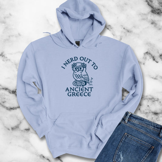 I Nerd Out to Ancient Greece Unisex Heavy Blend™ Hooded Sweatshirt
