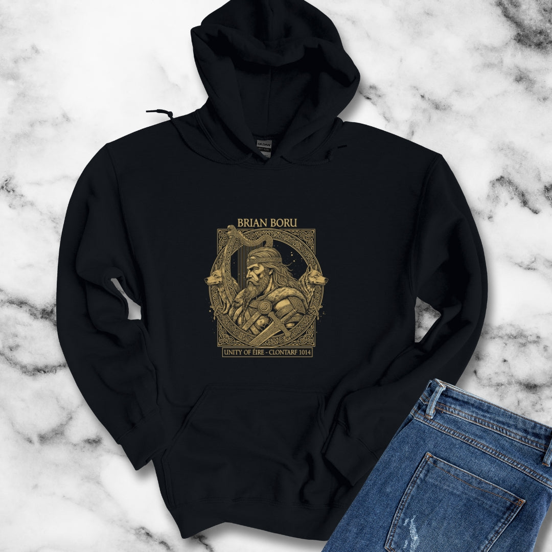 Brian Boru Irish High King of Ireland Unisex Heavy Blend™ Hooded Sweatshirt