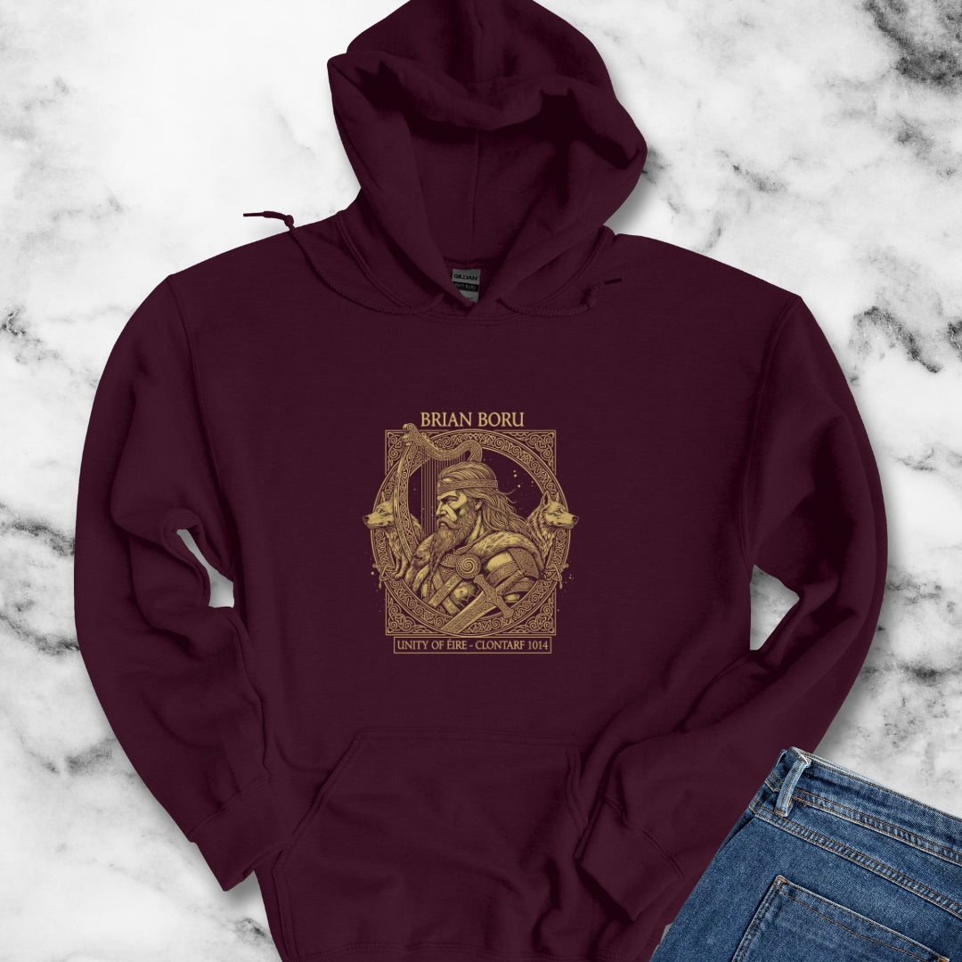 Brian Boru Irish High King of Ireland Unisex Heavy Blend™ Hooded Sweatshirt