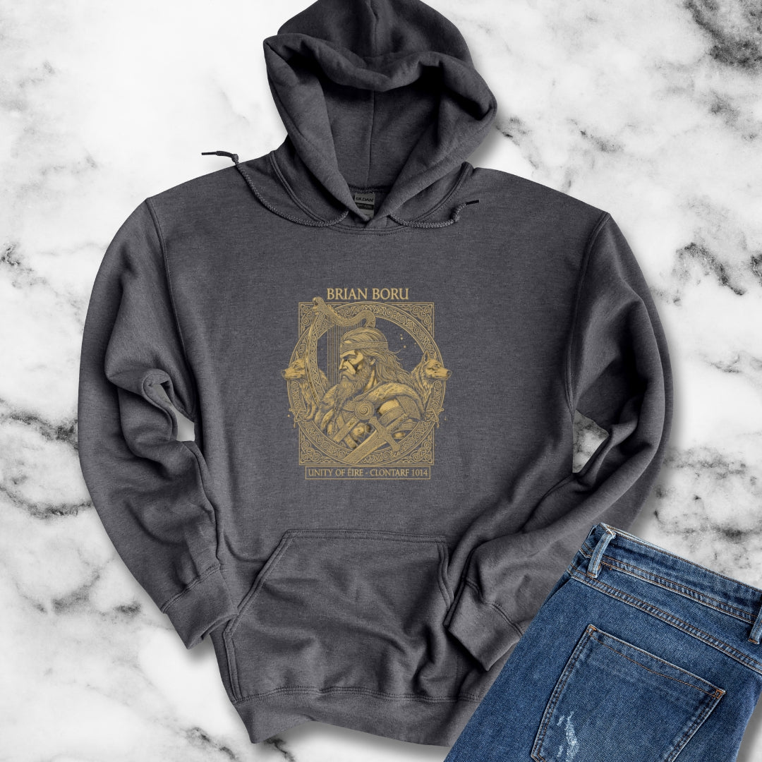 Brian Boru Irish High King of Ireland Unisex Heavy Blend™ Hooded Sweatshirt