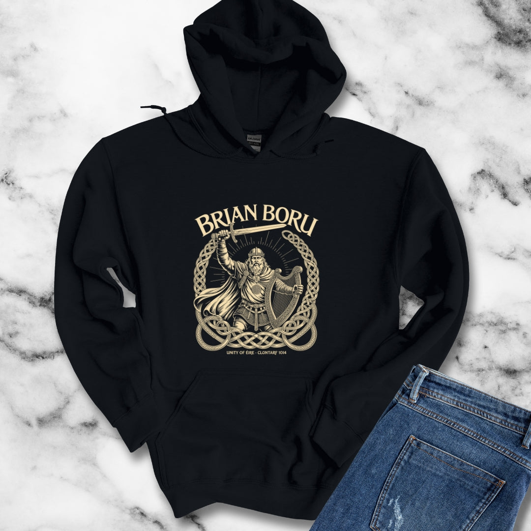 Brian Boru High Irish King of Ireland Eire Hoodie