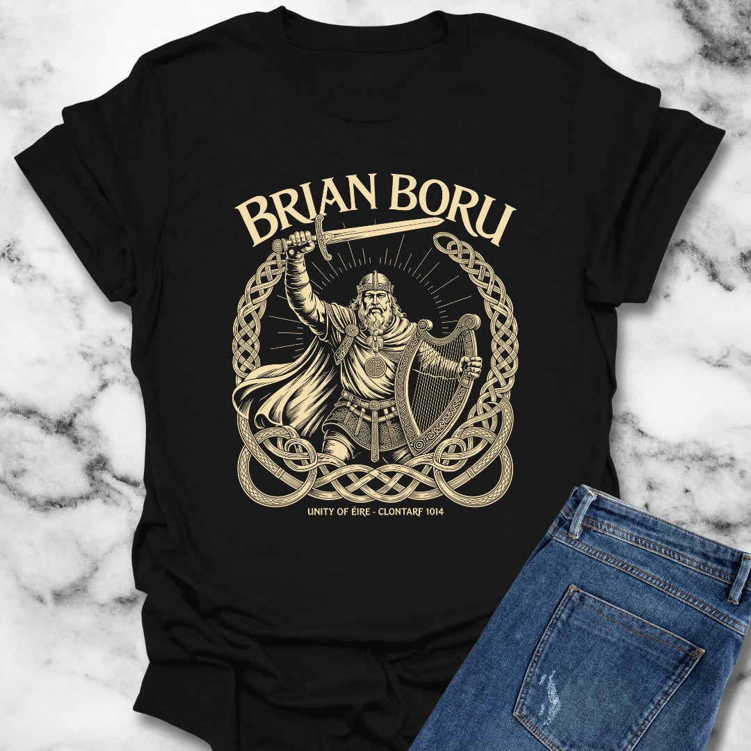 Brian Boru High King of Ireland Eire Irish Unisex Lightweight T-Shirt