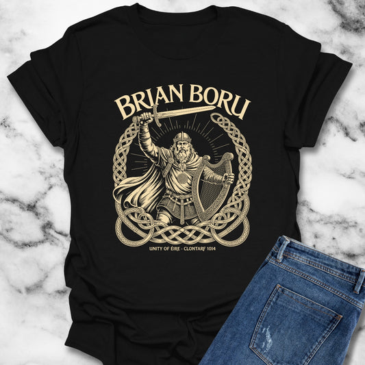 Brian Boru High King of Ireland Eire Irish Unisex Lightweight T-Shirt