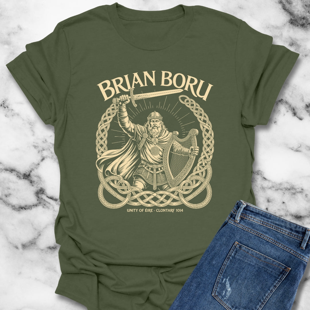 Brian Boru High King of Ireland Eire Irish Unisex Lightweight T-Shirt