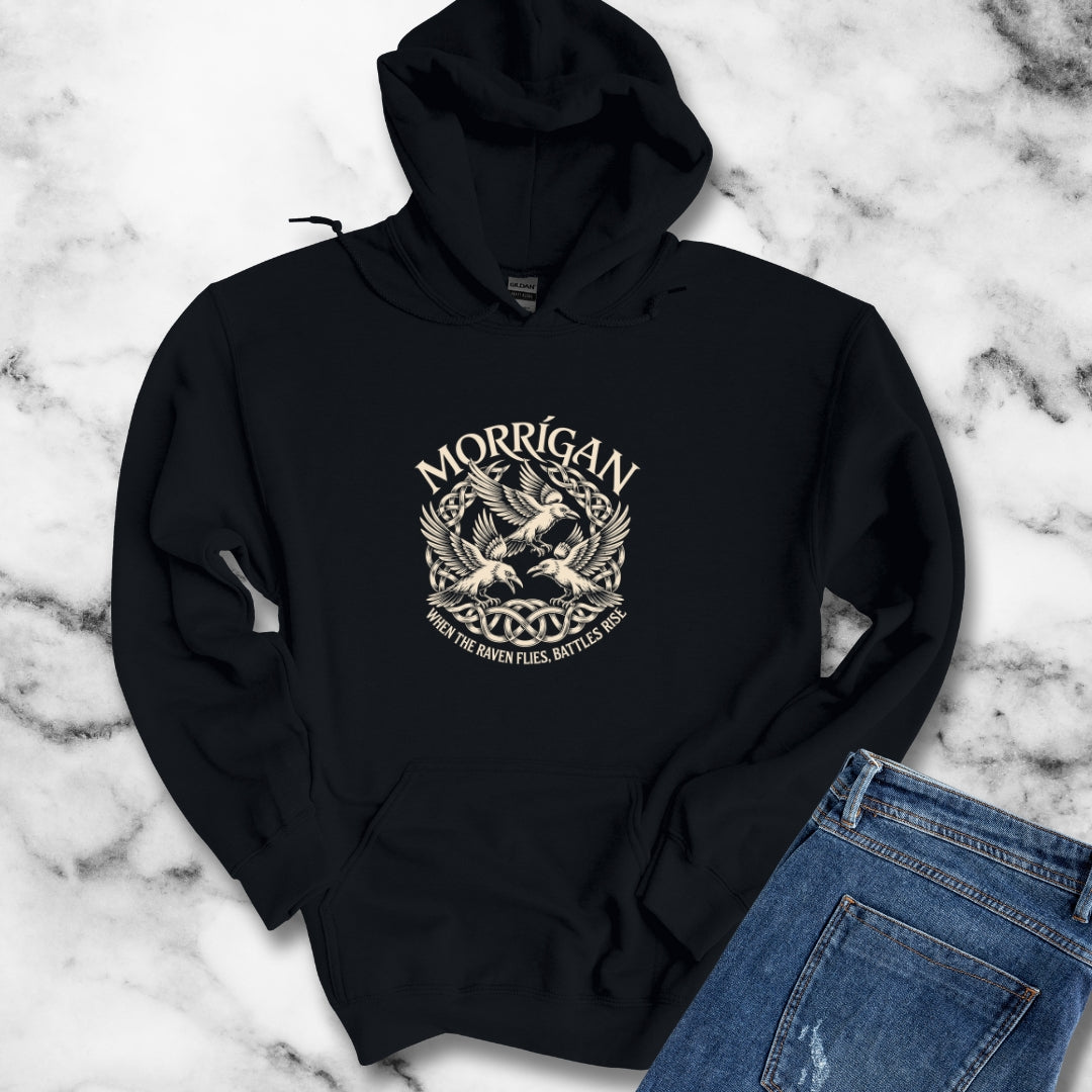 Morrigan Ravens Irish Mythology Unisex Heavy Blend™ Hooded Sweatshirt