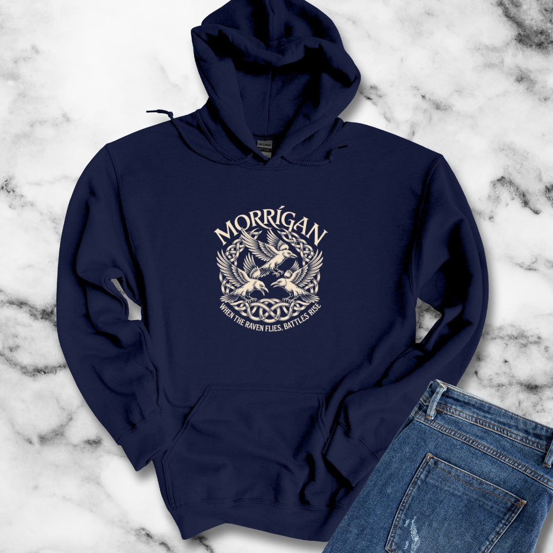 Morrigan Ravens Irish Mythology Unisex Heavy Blend™ Hooded Sweatshirt