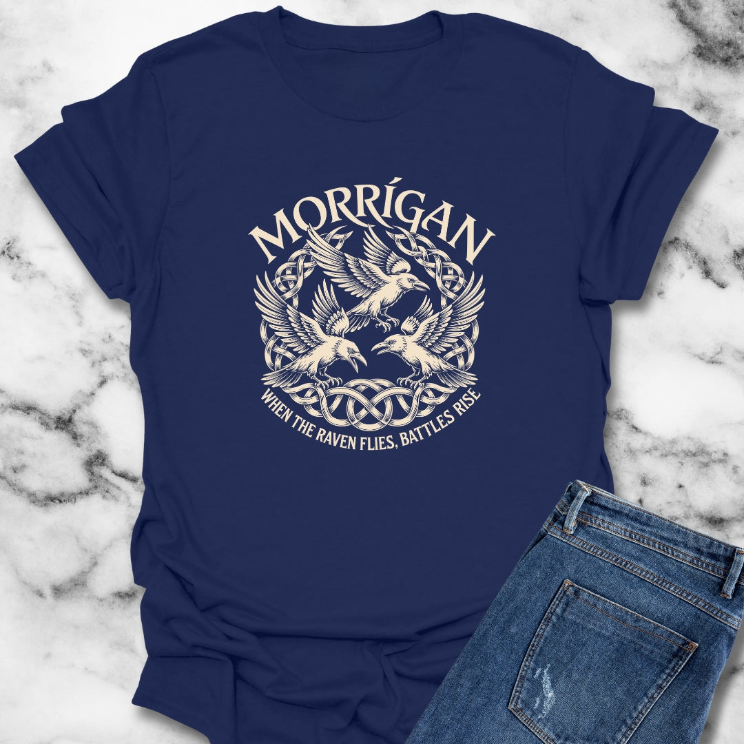 Morrigan Ravens Irish Mythology T-Shirt