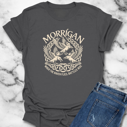 Morrigan Ravens Irish Mythology Unisex Lightweight T-Shirt