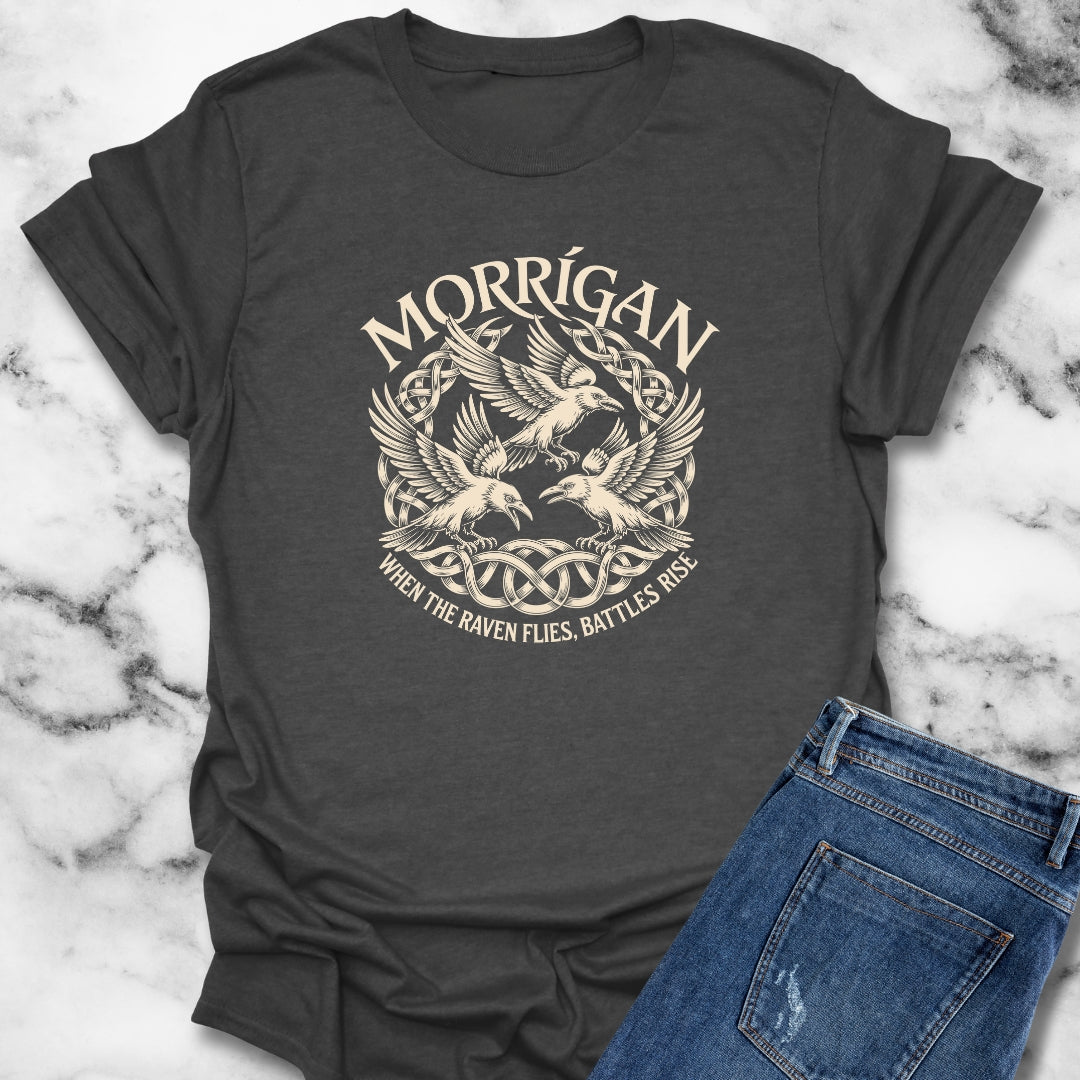 Morrigan Ravens Irish Mythology T-Shirt