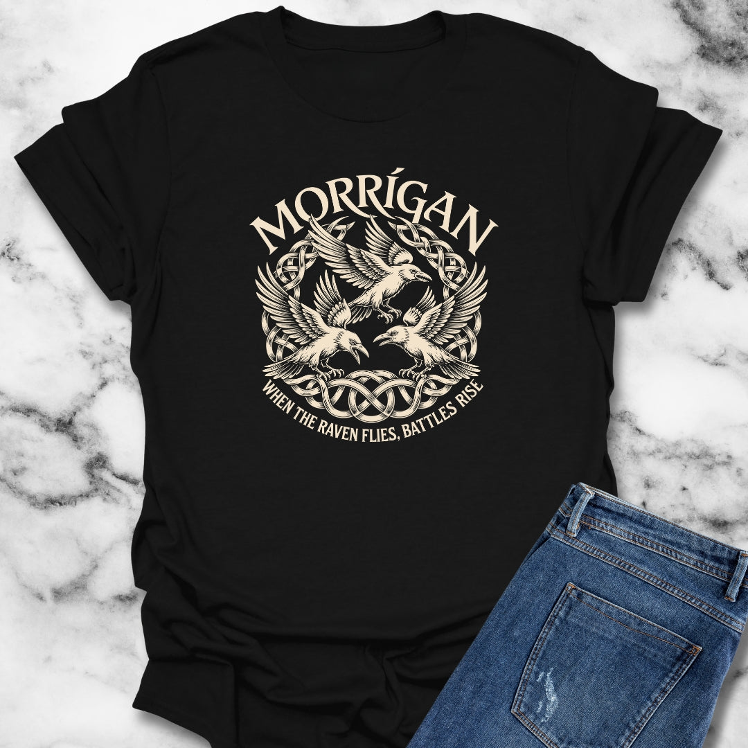 Morrigan Ravens Irish Mythology T-Shirt