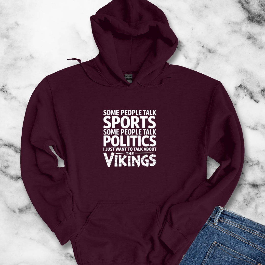 I Want to Talk About Vikings Unisex Heavy Blend™ Hooded Sweatshirt