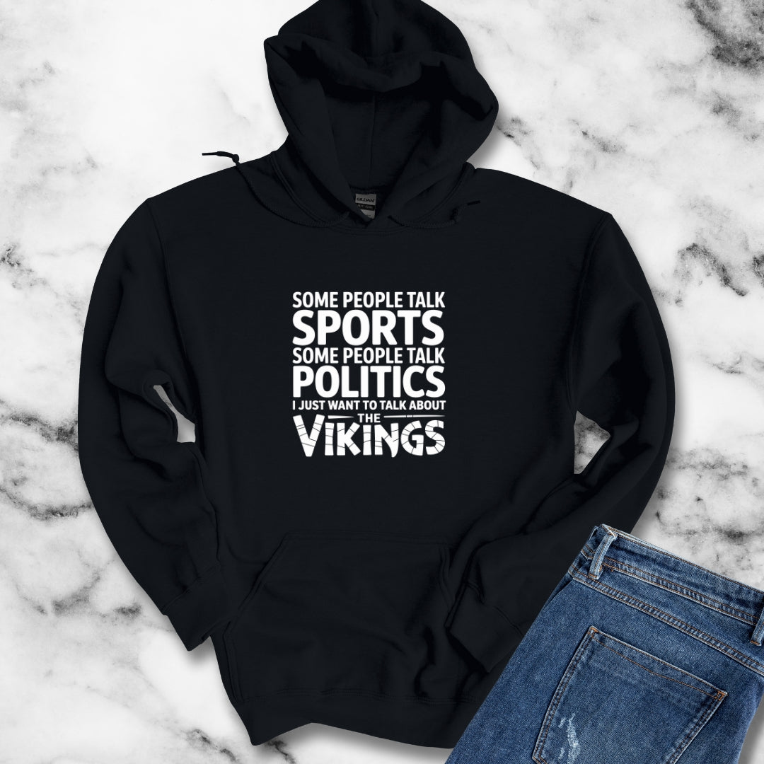 I Want to Talk About Vikings Unisex Heavy Blend™ Hooded Sweatshirt