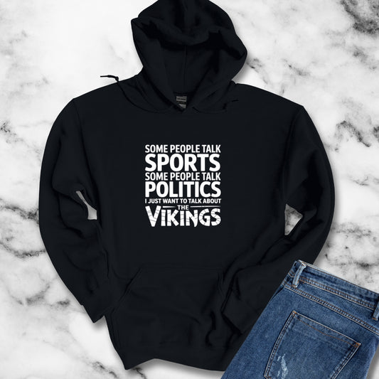 I Want to Talk About Vikings Unisex Heavy Blend™ Hooded Sweatshirt