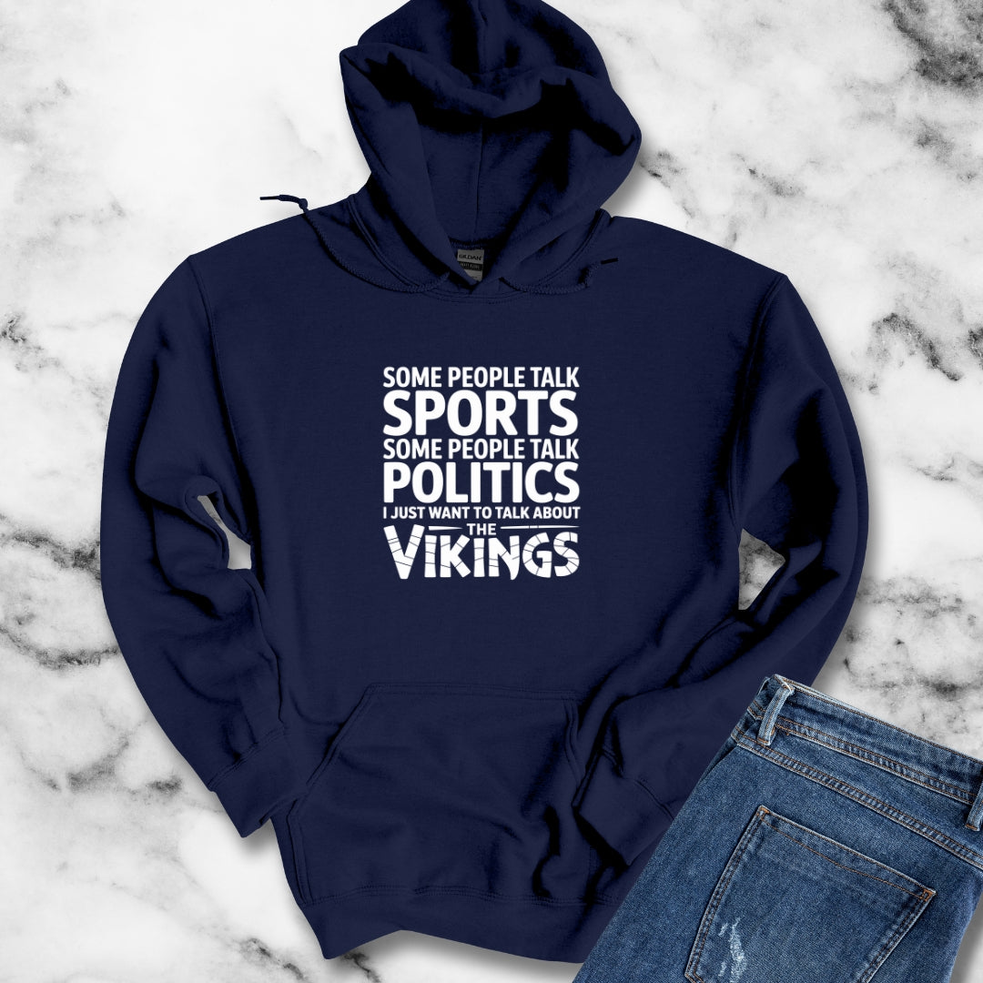 I Want to Talk About Vikings Unisex Heavy Blend™ Hooded Sweatshirt